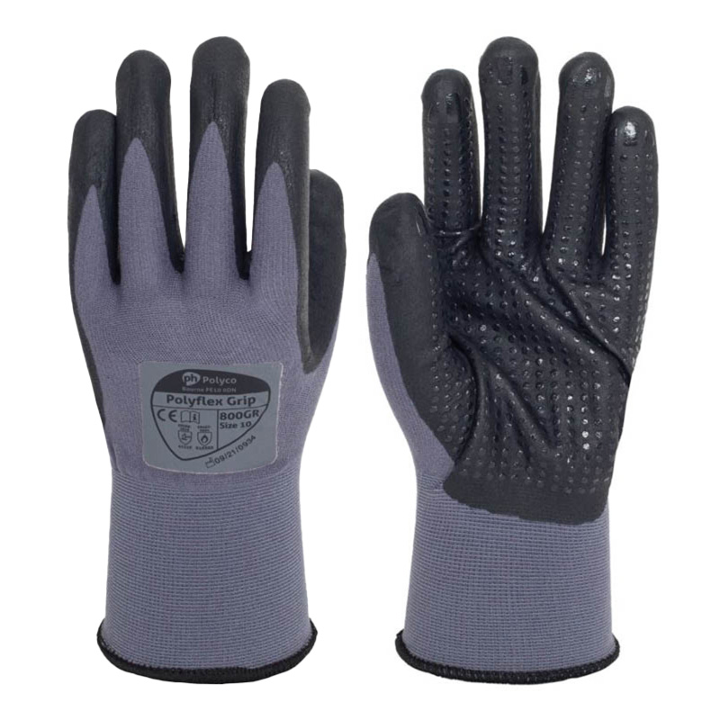 Polyco Polyflex Safety Grip Gloves